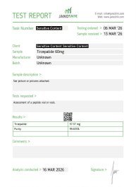 Tirzepatide 60mg Lab Report Thumbnail